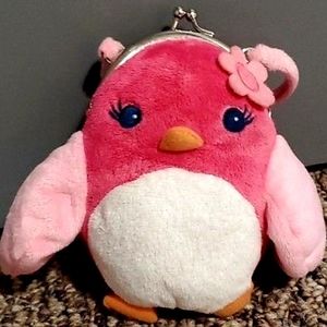 Gymboree Pink Bird Plushy Girls Purse